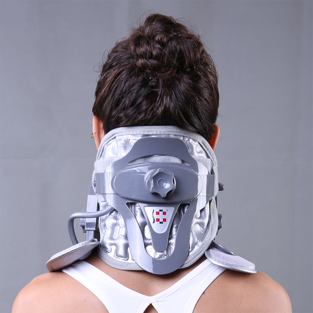 High-Quality Relief Collar Physiotherapy Adjustable Stretcher Spine Corrector Support Air Neck Cervical Traction Device