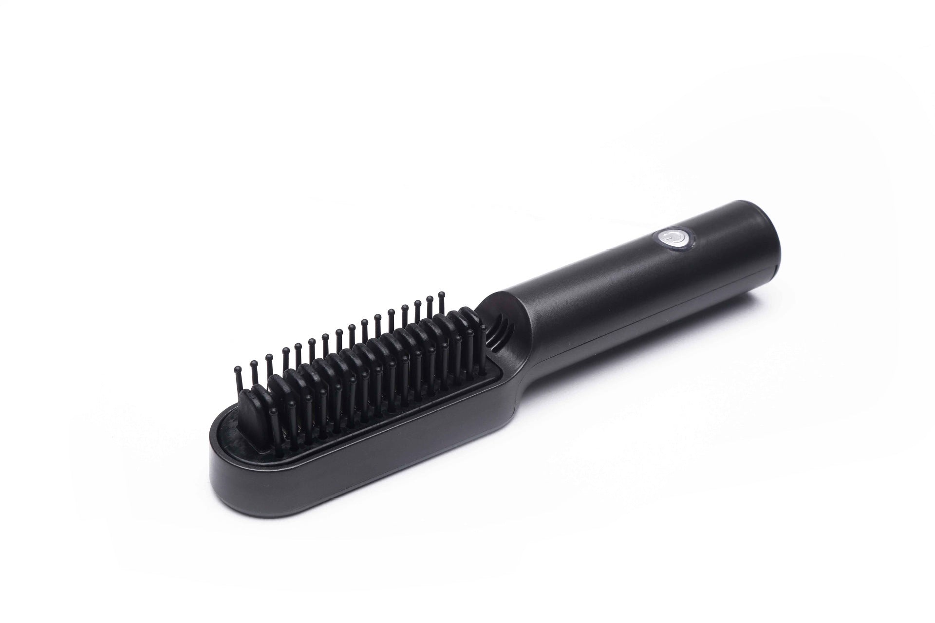 USB Portable Hot Air Comb Rechargeable Professional Hair Dryer Brush 2 In1 Mini Hair Straightener Curler Brush Hair Styler