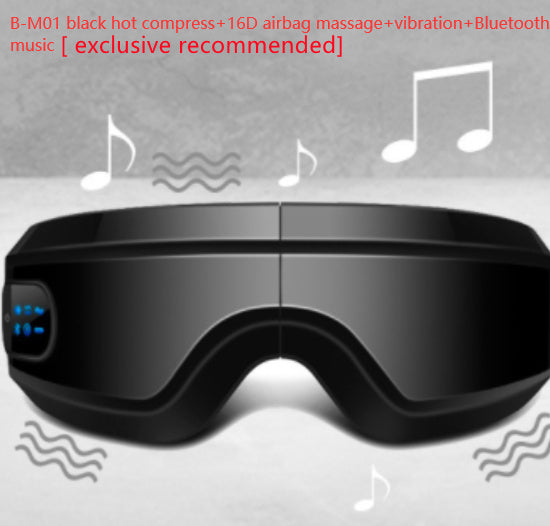 Eye Massager Air Pressure Vibration Eye Protector Bluetooth Eye Massage Relax Migraines Relief Improve Sleep