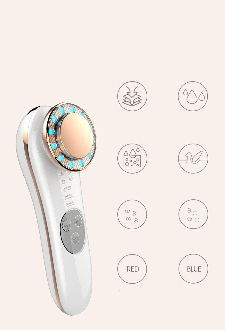 Facial Massager Skin Care Tools 7 In 1 Face Lifting Machine Galvanic Facial Machine Face Tightening Machine For Skin High-Frequency Facial Machine