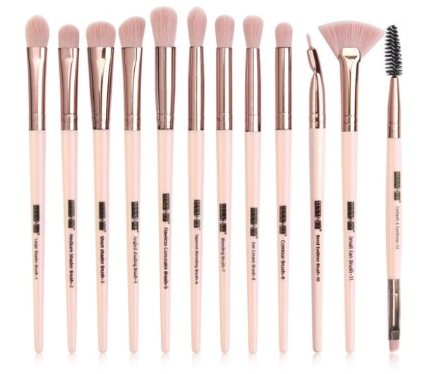 12 makeup brushes set