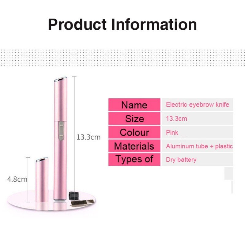 Electric eyebrow shaping tool Lady's eyebrow shaving machine