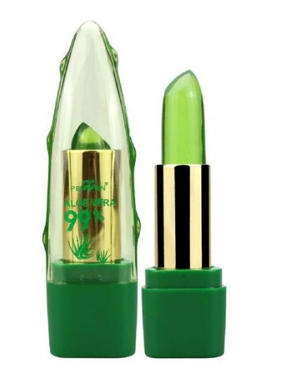 Aloe Vera Gel Color Changing Lipstick Gloss  Moisturizer Anti-drying Desalination Fine-grain Lip Balm Care