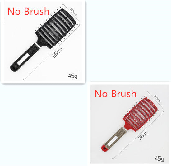 Hairbrush Anti Kit Brushy Women Detangler Hair Brush Bristle Nylon Scalp Massage  Teaser Hair Brush Comb