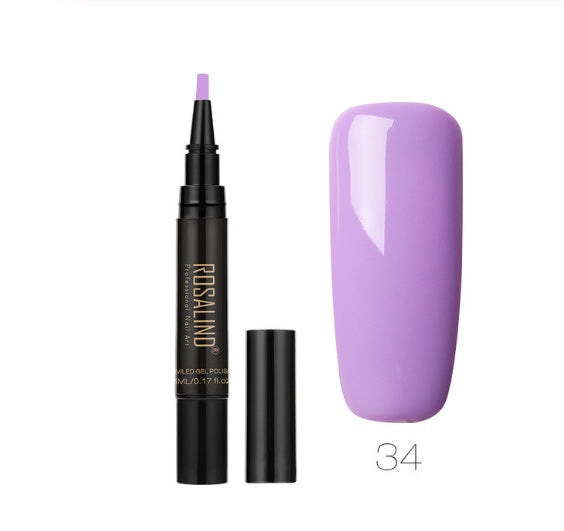 5ml Solid Color Nail Art Pen Nail Glue for