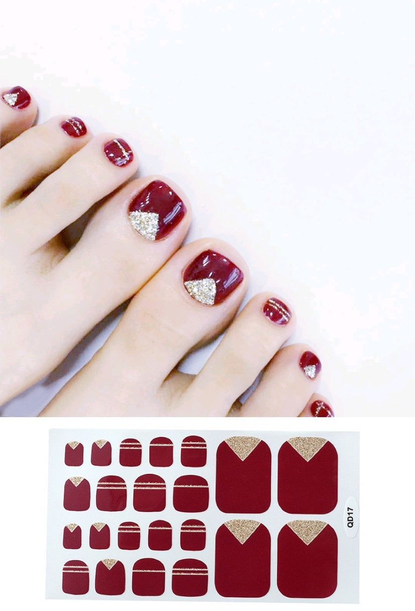 Nail Sticker (Waterproof Foot Nail Sticker)