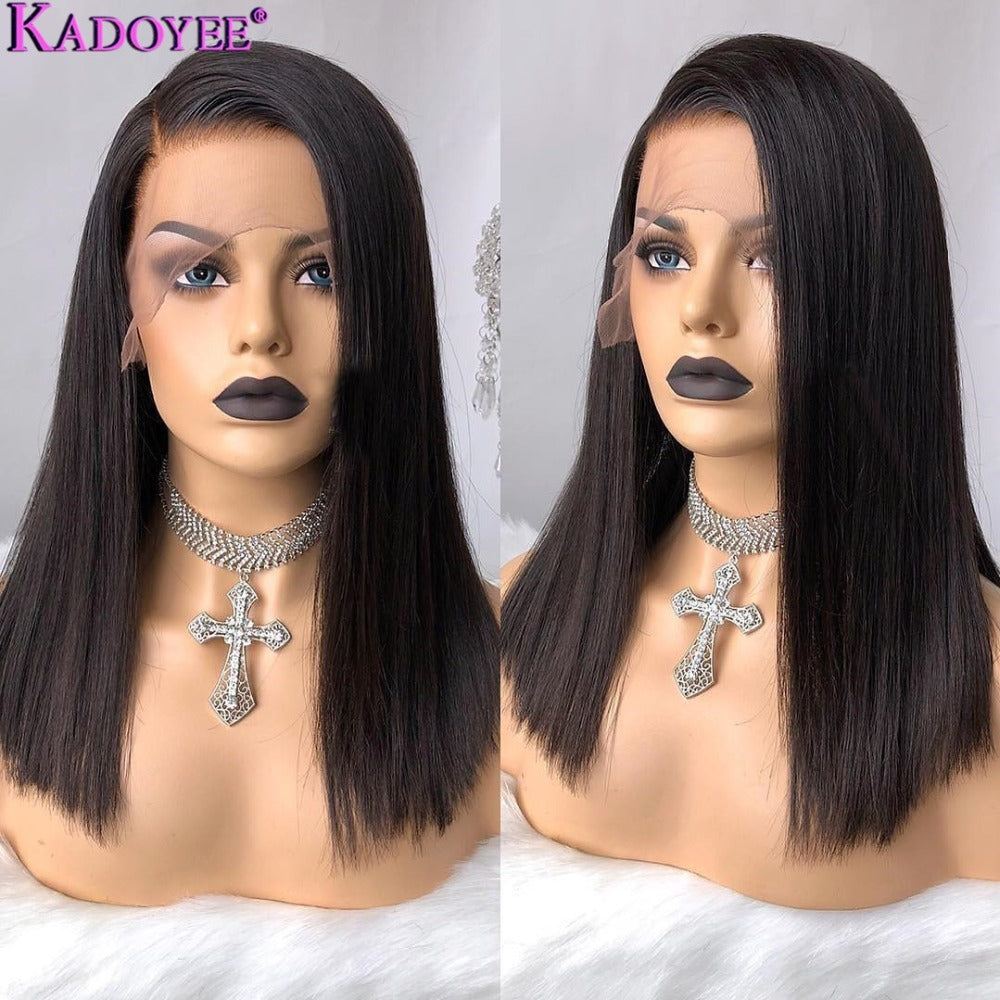 Europe, America, African Wigs, Female Human Hair Wigs, Front Lace Real Wigs