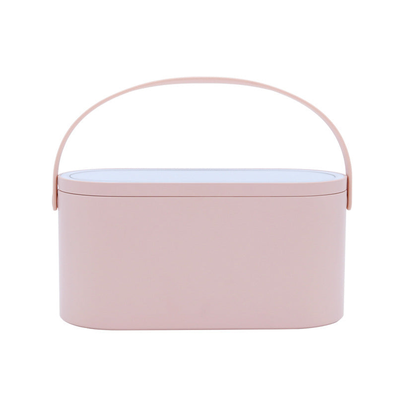 Creative Mini Portable Make-Up Box Led Rechargeable Make-Up Mirror Night Light Travel Make-Up Desktop Make-Up Mirror