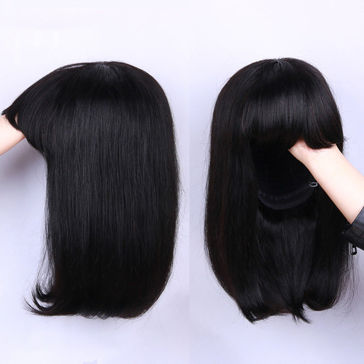 Hair Full Machine Human Hair Wigs For Black Women