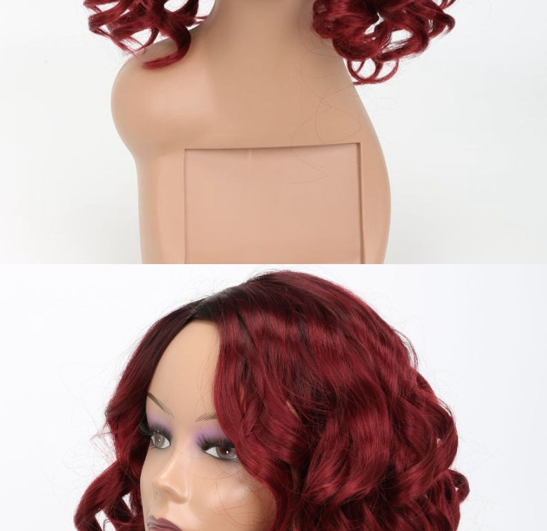 European beauty wig headgear