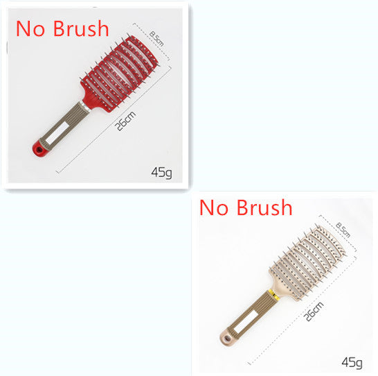 Hairbrush Anti Kit Brushy Women Detangler Hair Brush Bristle Nylon Scalp Massage  Teaser Hair Brush Comb