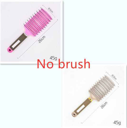 Hairbrush Anti Kit Brushy Women Detangler Hair Brush Bristle Nylon Scalp Massage  Teaser Hair Brush Comb