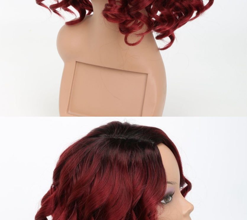 European beauty wig headgear