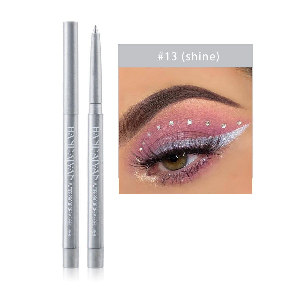 20 Color Cat Eye Makeup Waterproof Neon Colorful Liquid Eyeliner Long-lasting Black Eye Liner Pencil