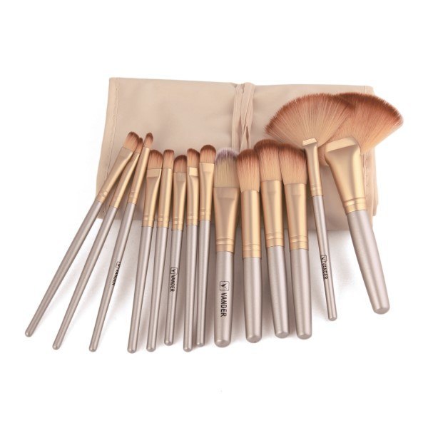 Professional 32Pcs Makeup Brush Foundation Eye Shadows Powder Blue Make Up Brushes Tools Cosmetic Bag pencil maquiagem Brushes