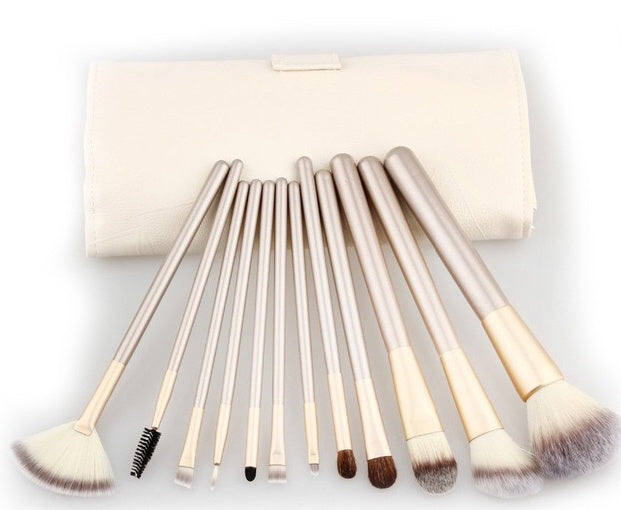 Spot Detonating 121824, White Make-up, White Make-up Brush, 24 Make-up Brush Suits Beauty And Makeup Tools