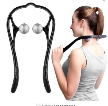 Plastic Pressure Point Therapy Neck Massageador Relieve Hand Roller Neck Massager For Neck Shoulder Trigger Point