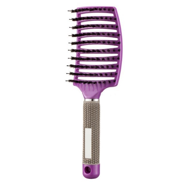 Hairbrush Anti Kit Brushy Women Detangler Hair Brush Bristle Nylon Scalp Massage  Teaser Hair Brush Comb