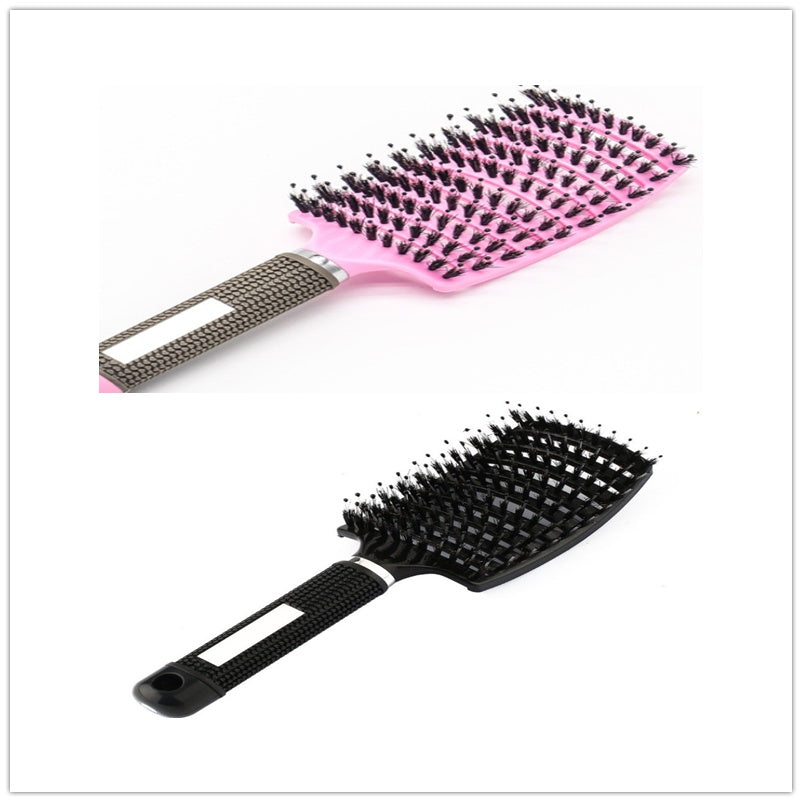 Hairbrush Anti Kit Brushy Women Detangler Hair Brush Bristle Nylon Scalp Massage  Teaser Hair Brush Comb