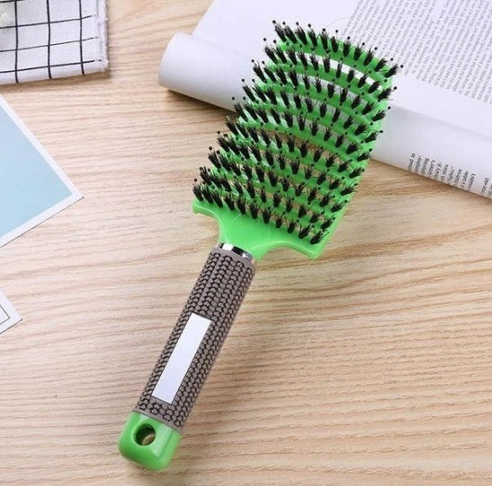 Hairbrush Anti Kit Brushy Women Detangler Hair Brush Bristle Nylon Scalp Massage  Teaser Hair Brush Comb