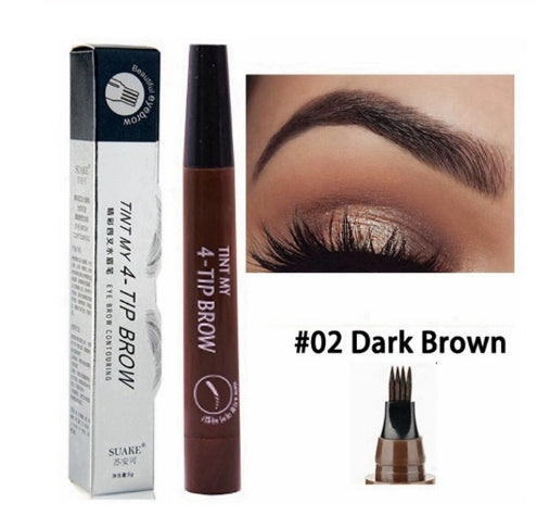 Liquid water eyebrow pencil