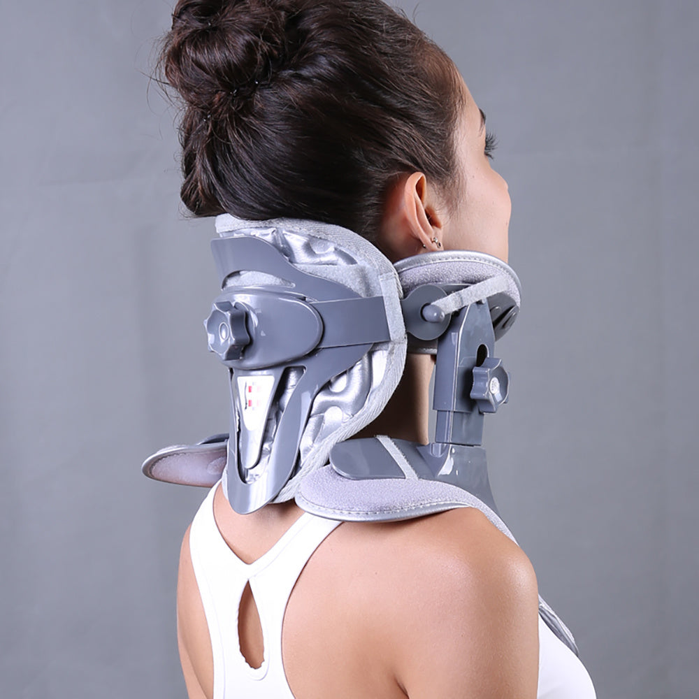 High-Quality Relief Collar Physiotherapy Adjustable Stretcher Spine Corrector Support Air Neck Cervical Traction Device