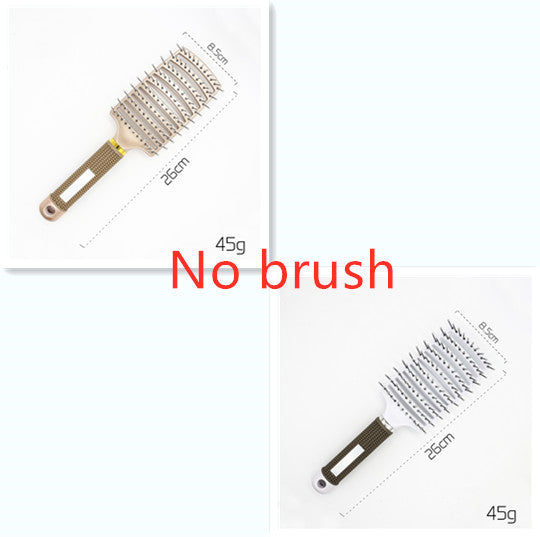 Hairbrush Anti Kit Brushy Women Detangler Hair Brush Bristle Nylon Scalp Massage  Teaser Hair Brush Comb