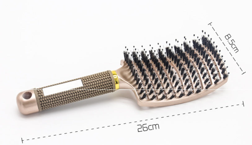 Hairbrush Anti Kit Brushy Women Detangler Hair Brush Bristle Nylon Scalp Massage  Teaser Hair Brush Comb