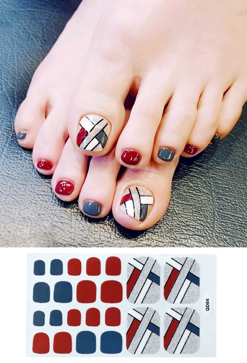 Nail Sticker (Waterproof Foot Nail Sticker)