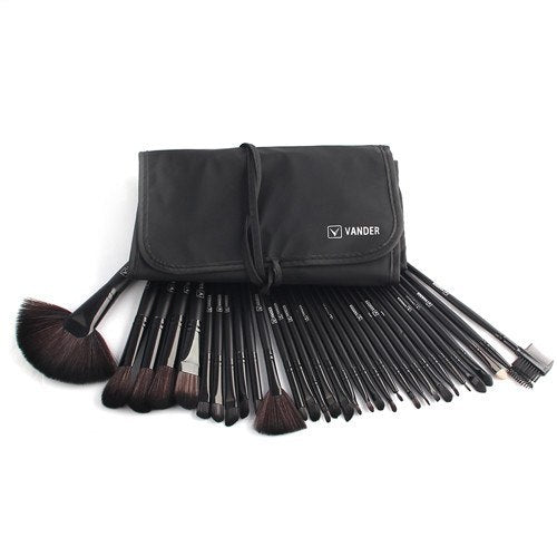 Professional 32Pcs Makeup Brush Foundation Eye Shadows Powder Blue Make Up Brushes Tools Cosmetic Bag pencil maquiagem Brushes