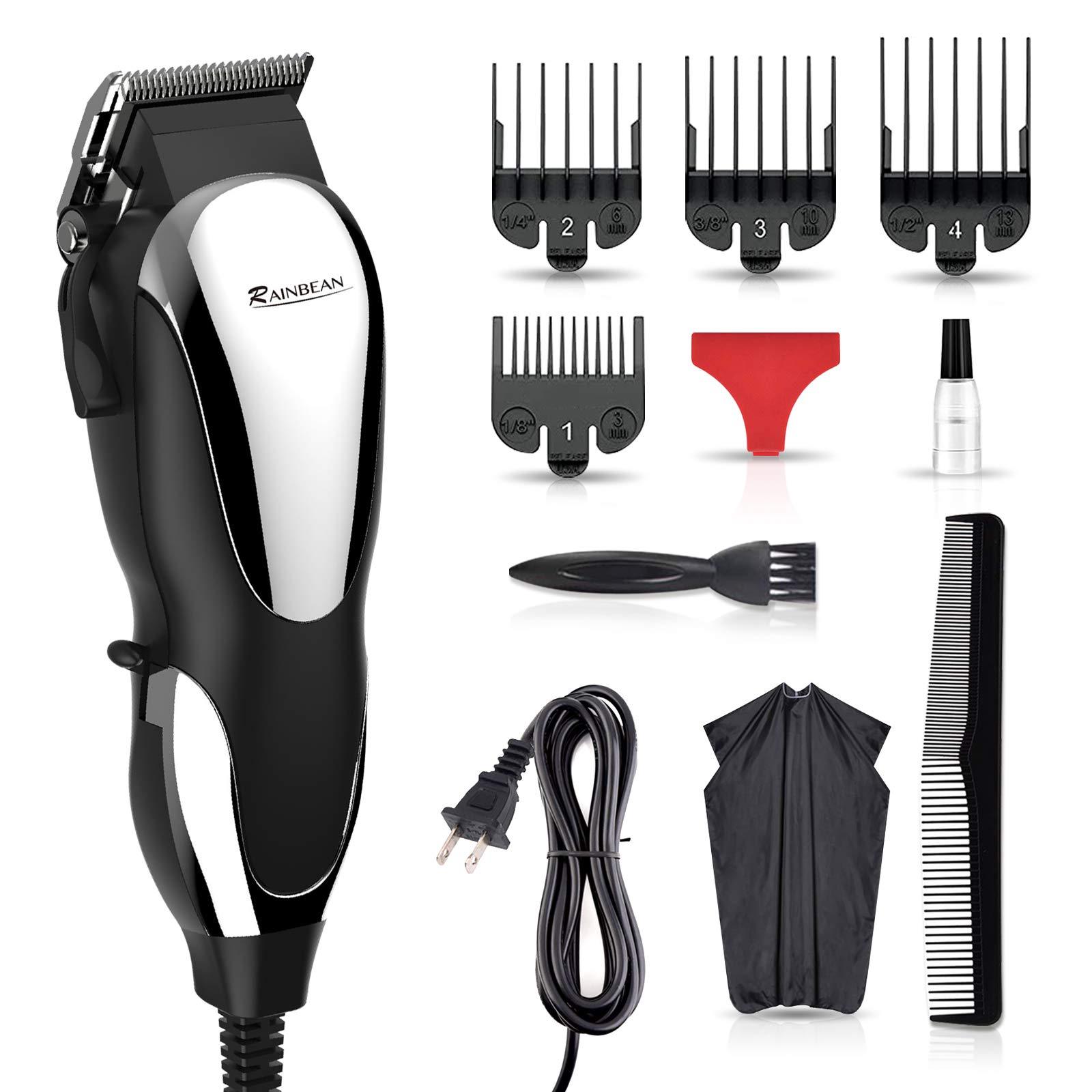 Professional Hair Clippers, Corded Hair Clippers for Men Kids, Strong Motor barber Salon Complete Hair and Beard, Clipping and Trimming Kit,Amazon Platform Banned