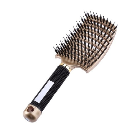 Hairbrush Anti Kit Brushy Women Detangler Hair Brush Bristle Nylon Scalp Massage  Teaser Hair Brush Comb