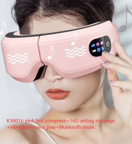 Eye Massager Air Pressure Vibration Eye Protector Bluetooth Eye Massage Relax Migraines Relief Improve Sleep