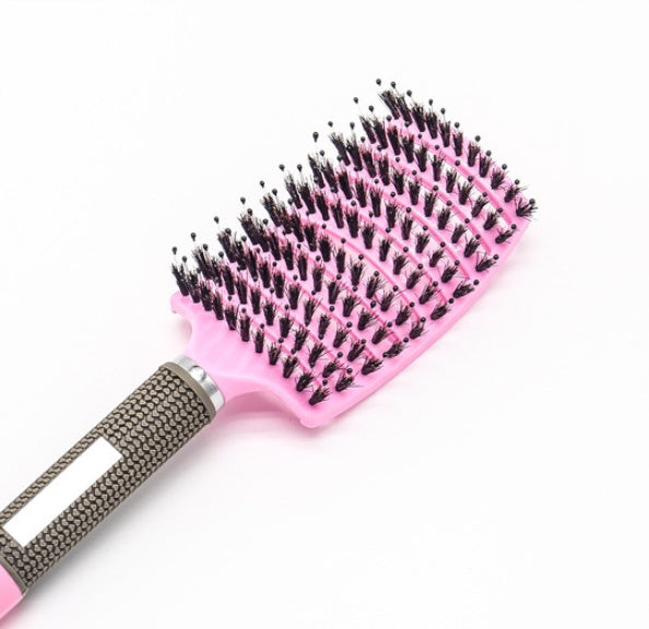 Hairbrush Anti Kit Brushy Women Detangler Hair Brush Bristle Nylon Scalp Massage  Teaser Hair Brush Comb