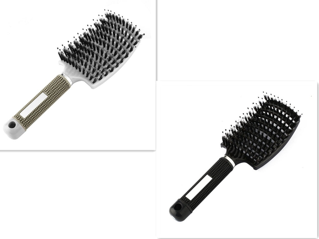 Hairbrush Anti Kit Brushy Women Detangler Hair Brush Bristle Nylon Scalp Massage  Teaser Hair Brush Comb