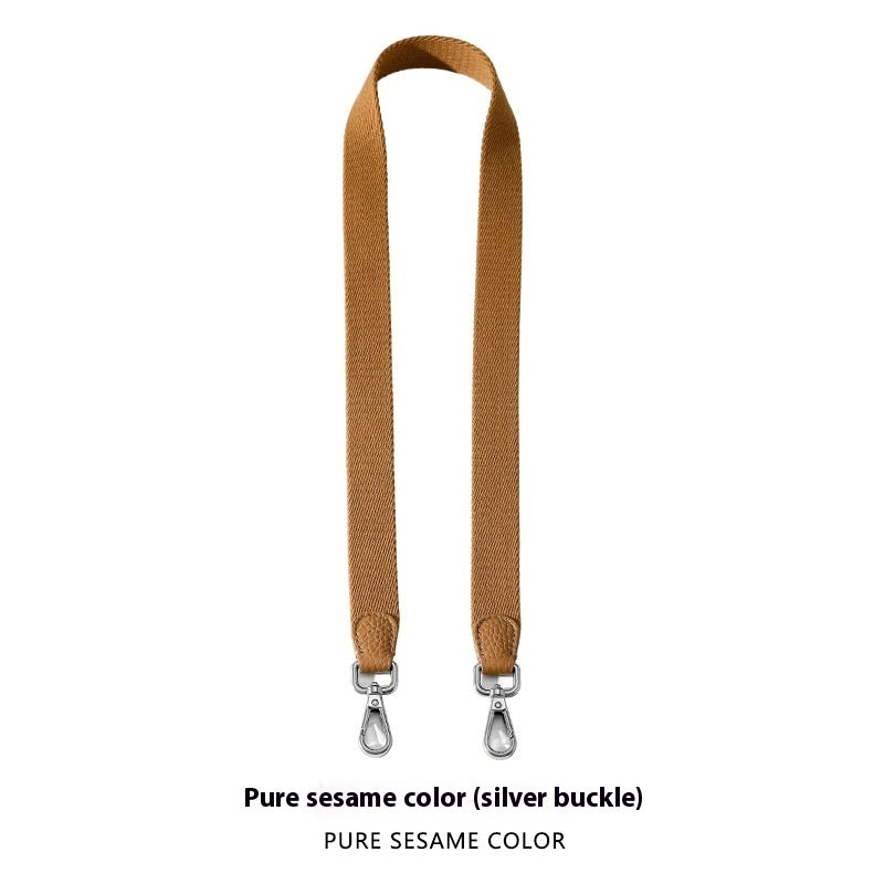 Canvas Broadband Solid Color Backpack Shoulder Strap