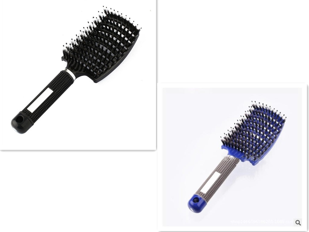 Hairbrush Anti Kit Brushy Women Detangler Hair Brush Bristle Nylon Scalp Massage  Teaser Hair Brush Comb