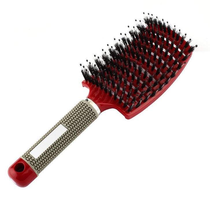 Hairbrush Anti Kit Brushy Women Detangler Hair Brush Bristle Nylon Scalp Massage  Teaser Hair Brush Comb