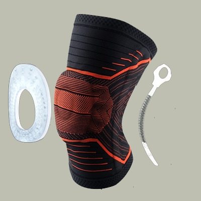 Knee Patella Protector Brace Silicone Spring Knee Pad