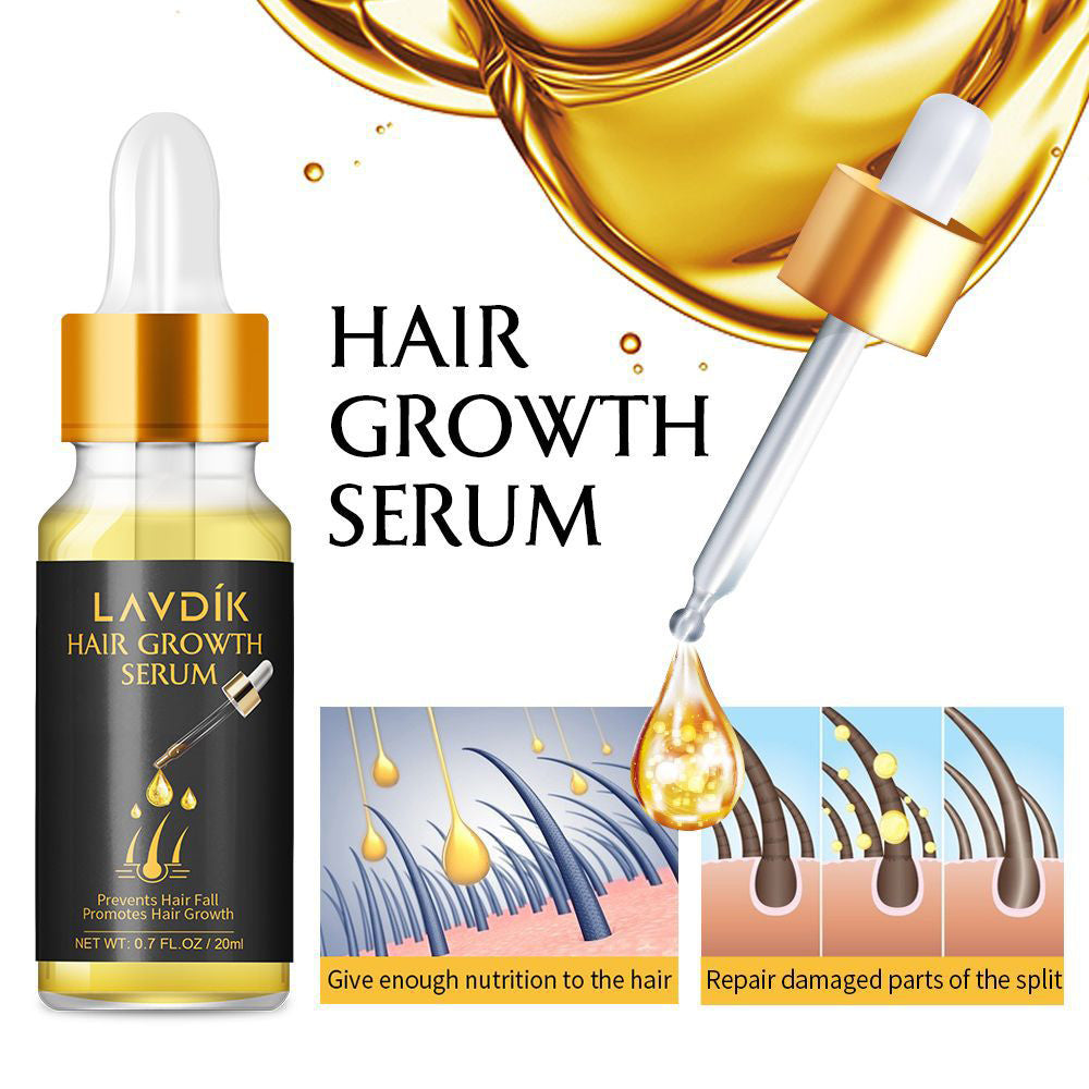 Damaged Hair Repair Women Men's Fast Hair Growth Essence Oil Anti-hair Loss Lotion