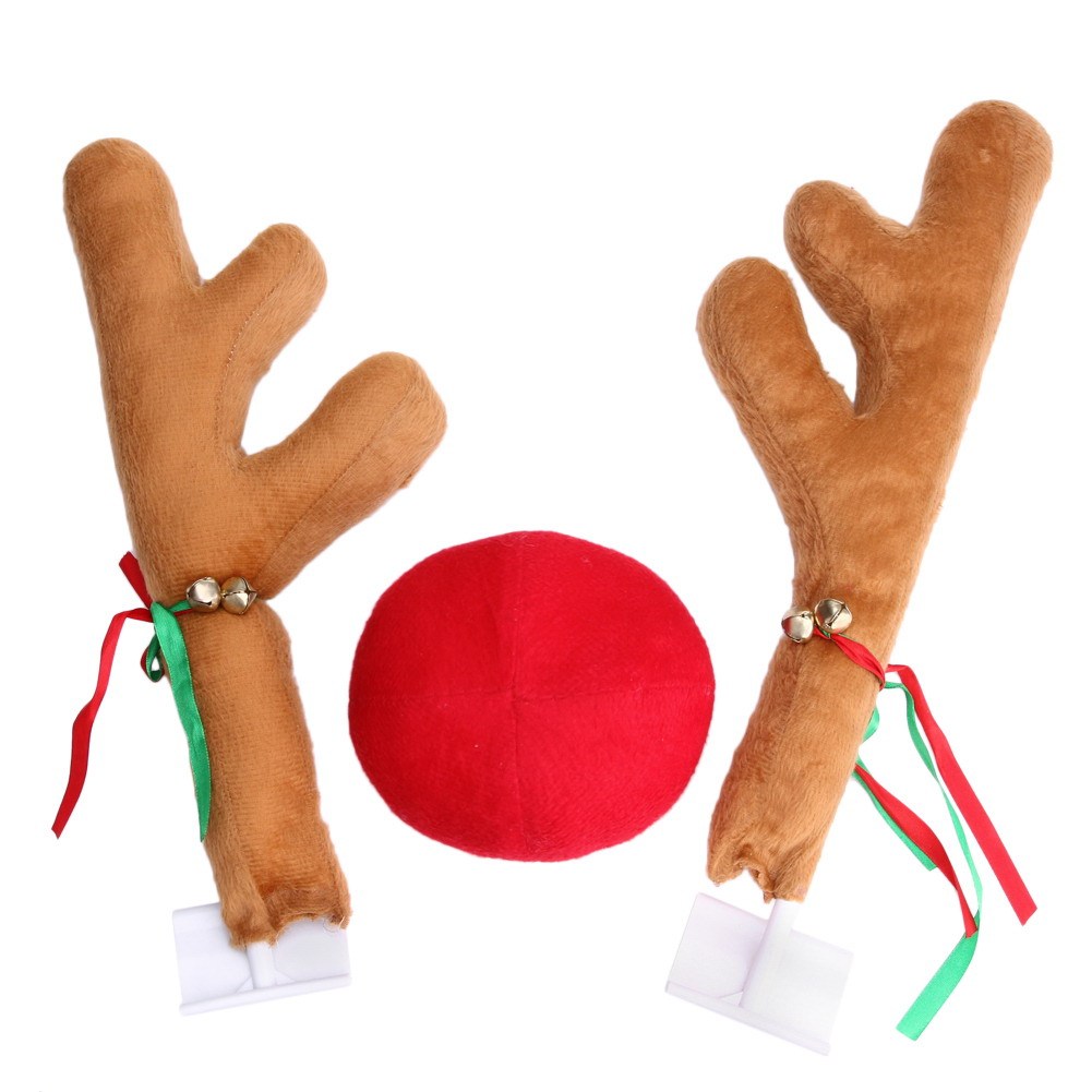 Car decoration Christmas antlers