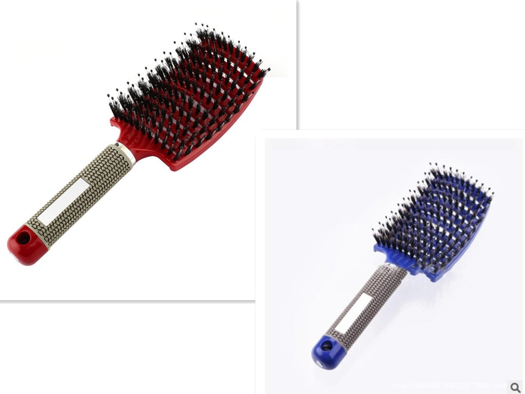 Hairbrush Anti Kit Brushy Women Detangler Hair Brush Bristle Nylon Scalp Massage  Teaser Hair Brush Comb