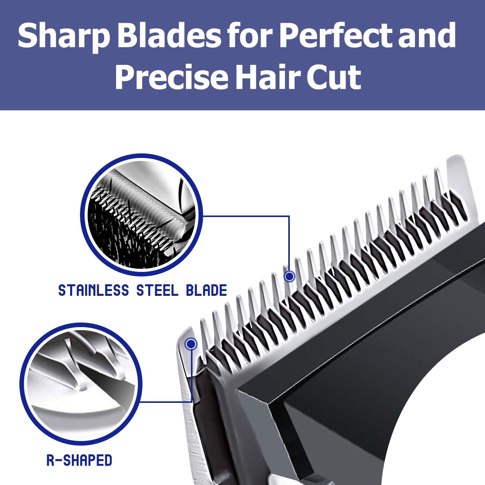 Professional Hair Clippers, Corded Hair Clippers for Men Kids, Strong Motor barber Salon Complete Hair and Beard, Clipping and Trimming Kit,Amazon Platform Banned