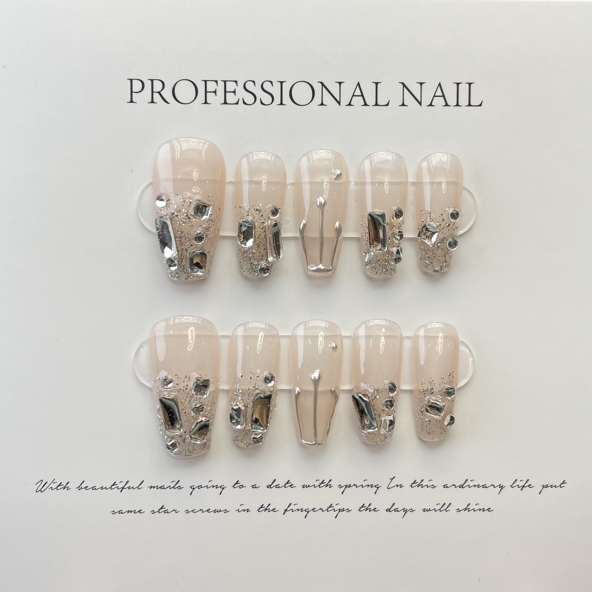 Removable Short Nail Art For Women