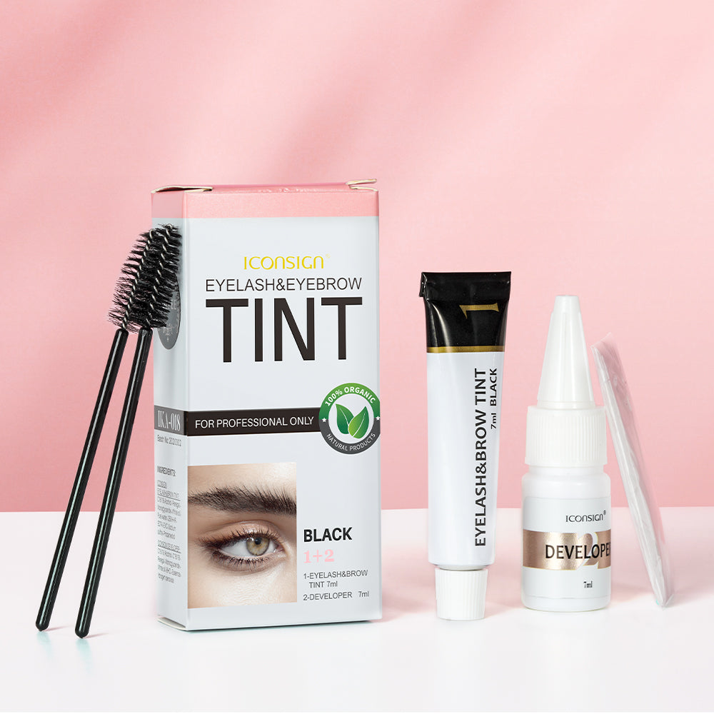 ICONSIGN Eyelash Eyebrow Dye Tint Kit Brow Lamination Mascara Lift Tinting Tattoo Dye Eyes Makeup Tools
