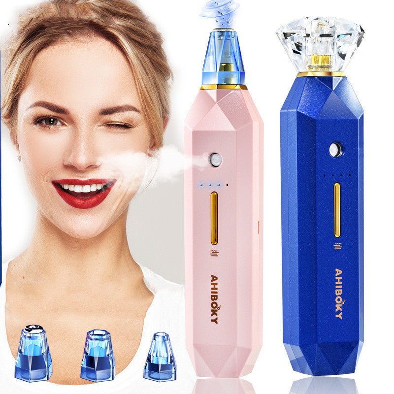 2-IN-1 Blackhead Remover Vacuum Pore Cleaner Acne Remover Mist Facial Sprayer Skin Moisture Nose Face Deep Cleansing Skin Care