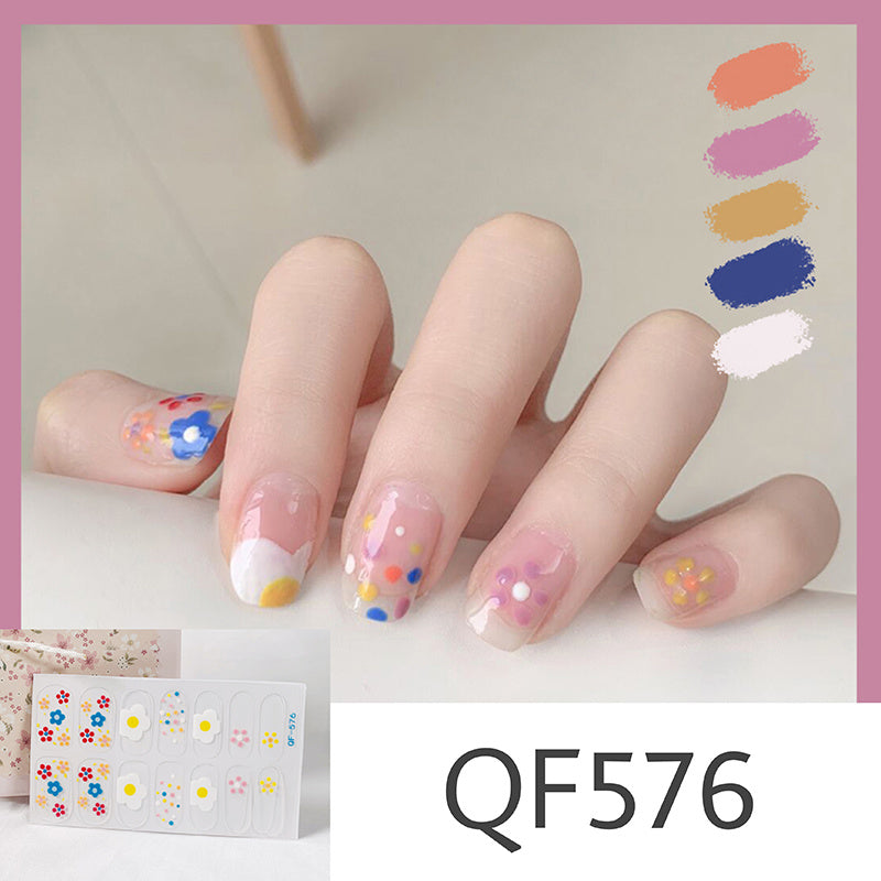 Nail Art Sticker Waterproof 3d