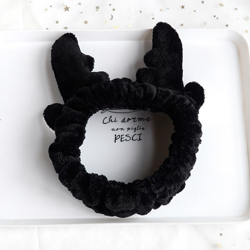 Cute Panda Ear Soft Carol Fleece Women Headband