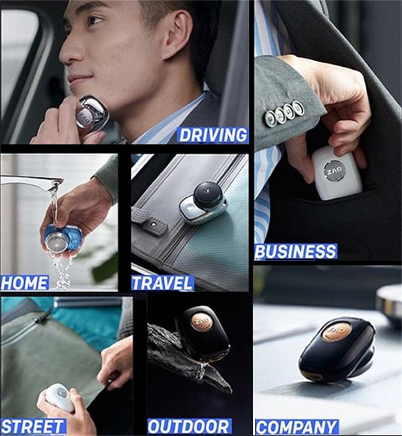 Electric Mini Travel Shaver For Men-Pocket Size Washable Electronic Razor-Men Rechargeable Portable Cordless Shaving Face Beard