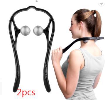 Plastic Pressure Point Therapy Neck Massageador Relieve Hand Roller Neck Massager For Neck Shoulder Trigger Point